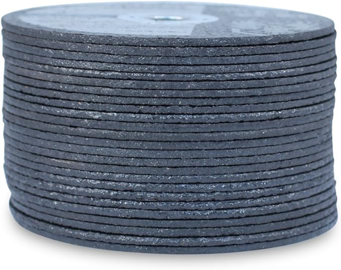 BHA Metal and Stainless Steel Cut Off Wheels for Die Grinders, 3” x 1/16” x 3/8” - 25 Pack