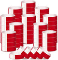 2000 Pcs Paper Wristbands for Events Waterproof Neon Red Wrist Bands Adhesive Concert Identification Wristbands Hand Bands for Events(Red)
