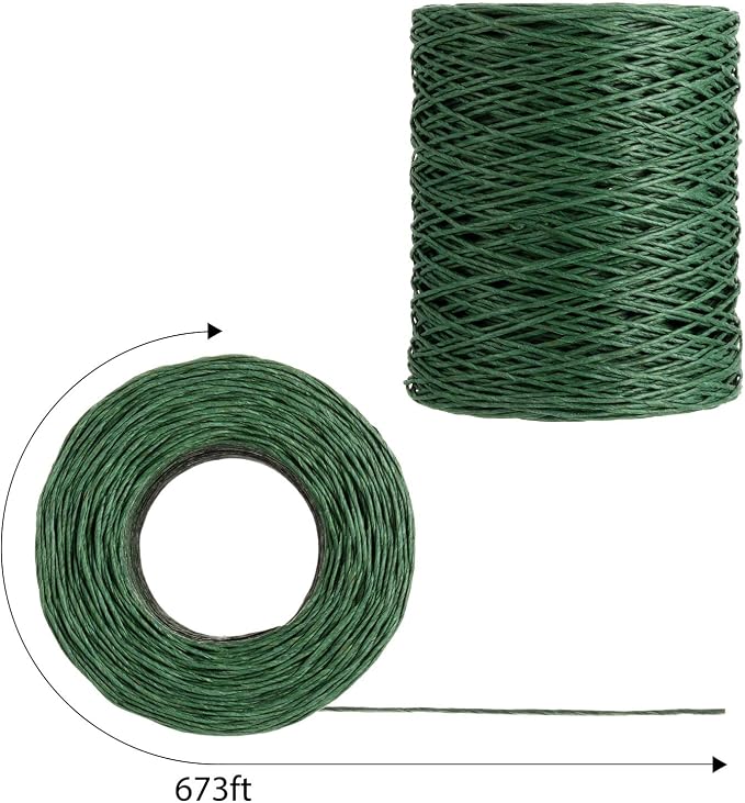 Syhood 673 Feet Floral Vine Bind Wire Rustic Wrapping Wire - Image 2
