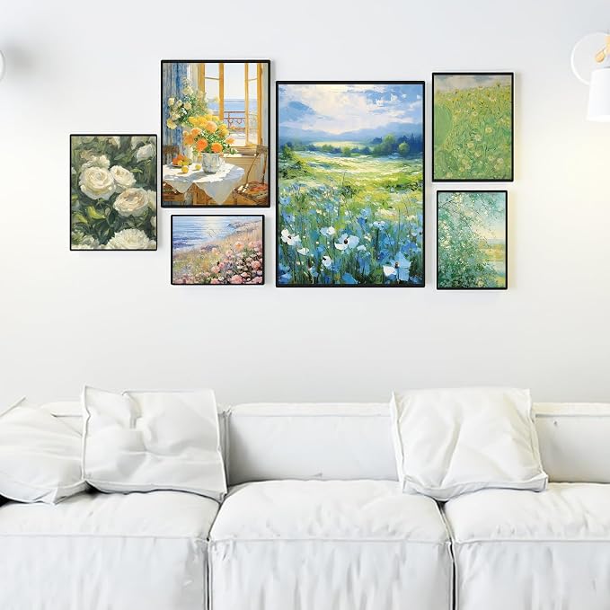 HANSILK 6 Pack Black Canvas for Painting 12x16 Inch, 100% Cotton Pre-Primed - Image 7