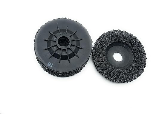 SIGNI 5 Pack SiC Plastic Back Grinding Wheel for Granite/Marble/Concrete and Glasses (4.5 INCH, 16 GRIT)