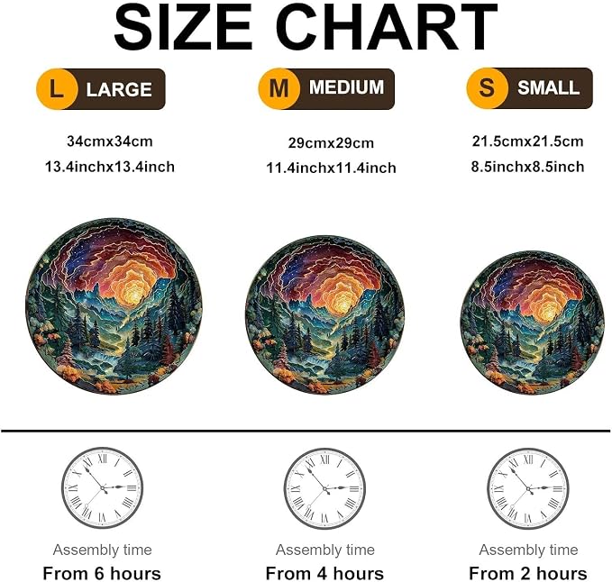 Wooden Puzzles for Adults, 3D Cave Sky Wooden Puzzles 100 Pieces, Unique Animal - Image 5