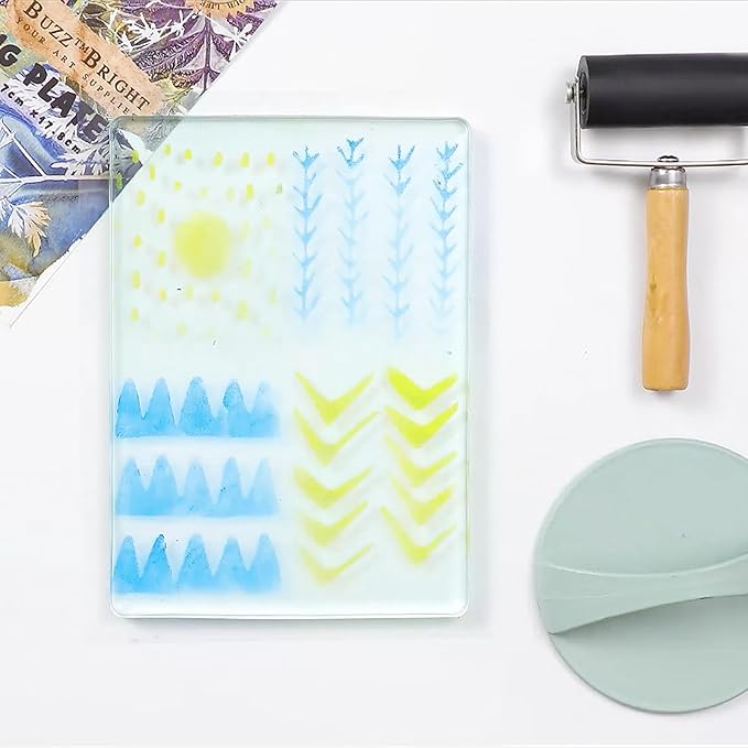 BuzzBright Gel Printing Plate kit, Complete Printmaking Set - Image 6