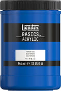 Liquitex BASICS Acrylic Paint, 946ml Jar, Primary Blue by Liquitex