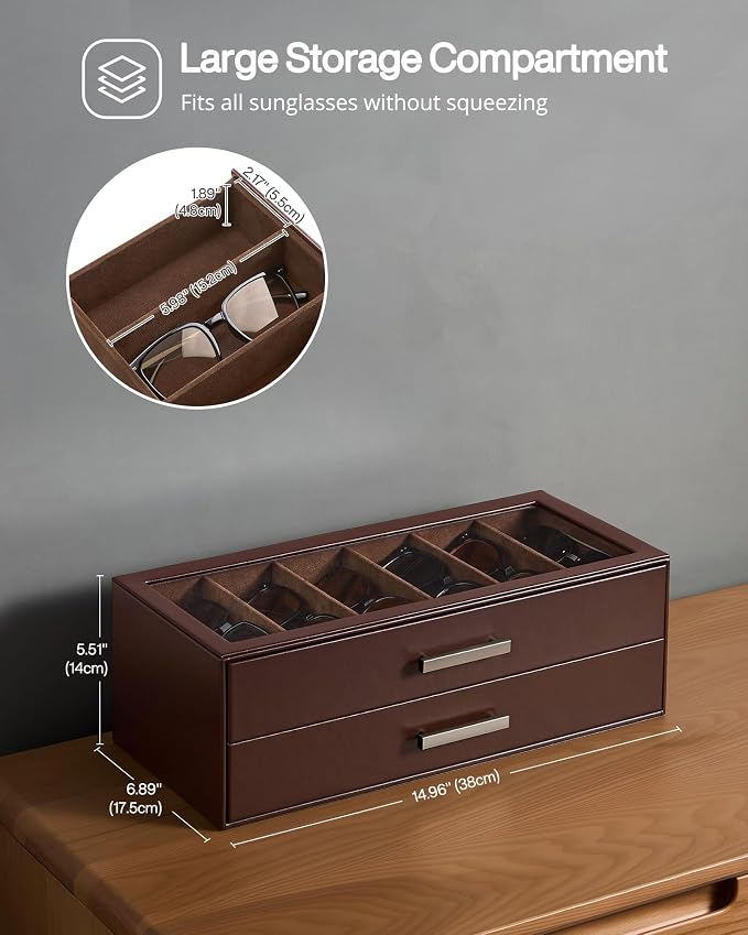 ProCase Sunglasses Organizer Box - Image 2