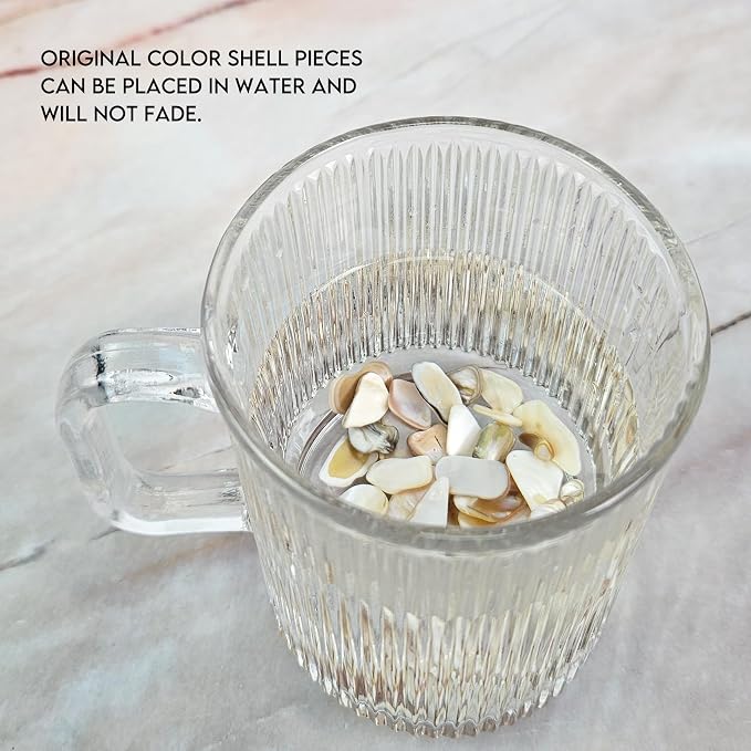 Natural Crushed Shells Chips Irregular Mother of Pearl Seashell Fragments Sea - Image 4