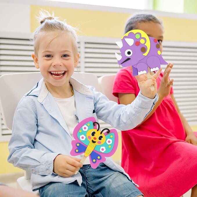 VKPI Make 6 Popstick Puppets Craft Kits - Image 7