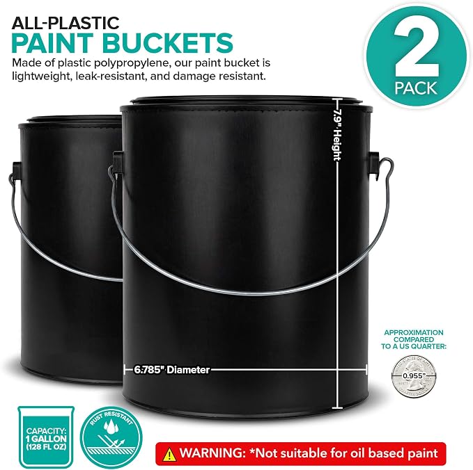All-Plastic Paint Can - Image 2