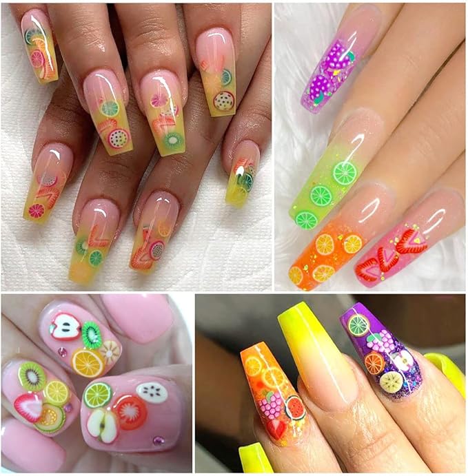 14800Pcs Fruit Nail Art Slices Polymer Fruit Slice 3D Polymer Slices Polymer - Image 4