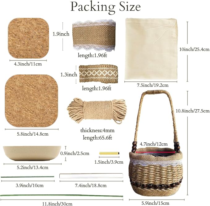 AOUXSEEM 99 Pcs Basket Weaving DIY Kits - Image 4