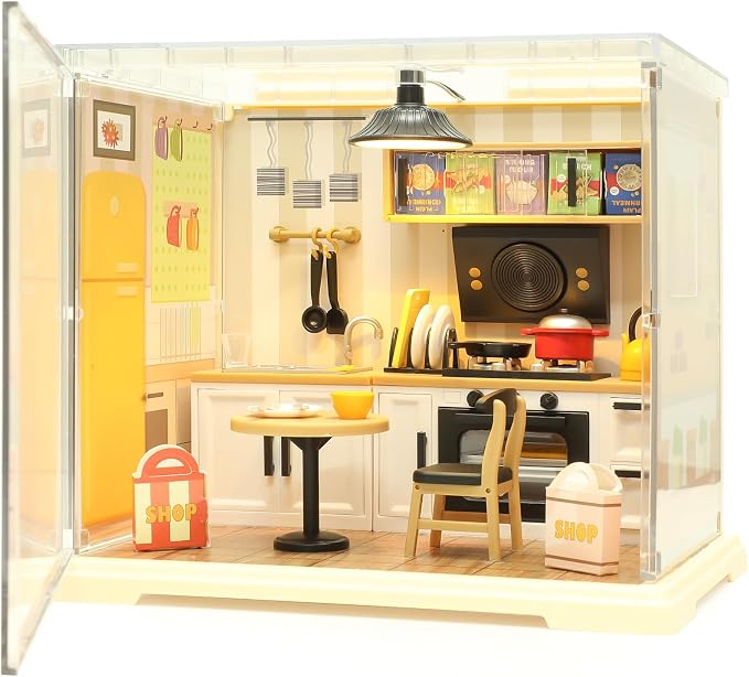 Kitchen Miniature House Kit, Mini Model Kits by EPEXERCISENPLAY