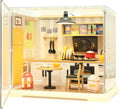 Kitchen Miniature House Kit, Mini Model Kits by EPEXERCISENPLAY