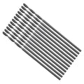 Drill Bit, 0.8mm Cutting Diameter, 4241 HSS Nitriding Black 118° Cutting Angle Versatile Jobber Bits - (Applications: for Drilling Plastic Wood Soft Metal), 12-Pieces