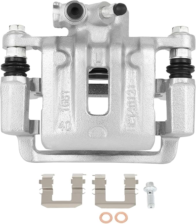 cciyu Rear Left Brake Caliper Assembly w/Bracket 18B5040 For Chevy For Captiva Sport/For Equinox,For GMC For Terrain,For Pontiac For Torrent,For Saturn For Vue