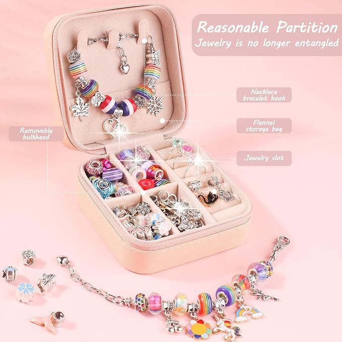 UFU Charm Bracelet Making Kit, A Sweet Birthday Gift to Inspire Imagination & - Image 3