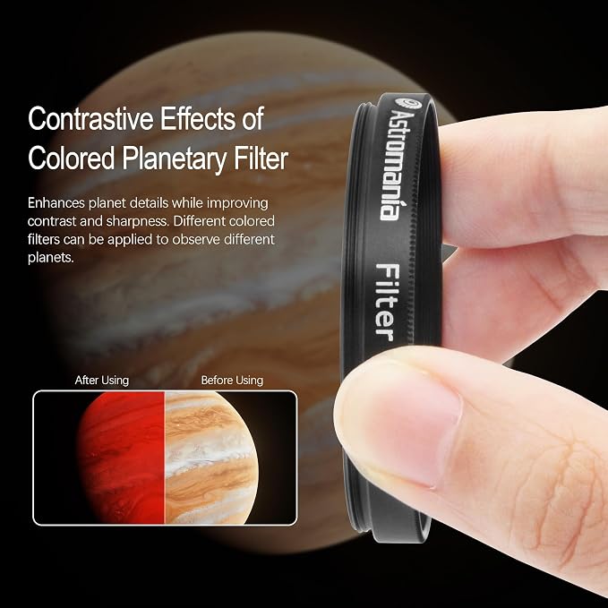 Astromania 2 Inch Telescope Planetary Color Eyepiece Filter #21 Orange | - Image 3