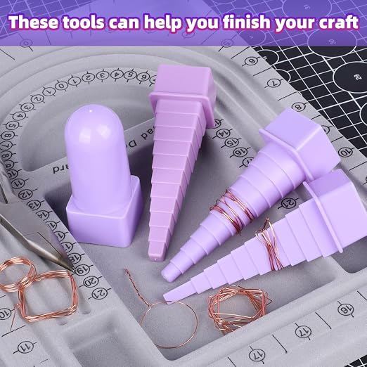 Wire Wrapping Mandrel Jewelry Shape Mandrel Kit Jewelry Making Bending Shaping - Image 3