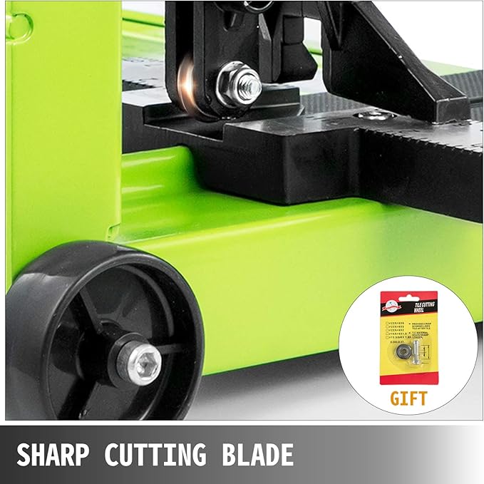 VEVOR Tile Cutter 40 Inch, Manual Tile Cutter All-Steel Frame,Tile Cutting Machine w/Laser Guide and Bonus Spare Cutter,Tile Cutter Hand Tool for Precision Cutting Porcelain Ceramic Floor Tiles