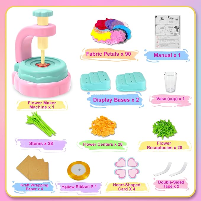weirtoya Flower Bouquet Craft Kit, DIY Arts and Crafts - Image 2