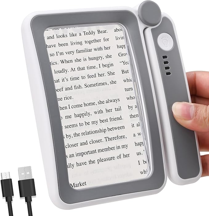 Rechargeable LED Magnifying Glass by TECHSHARE%C2%AE