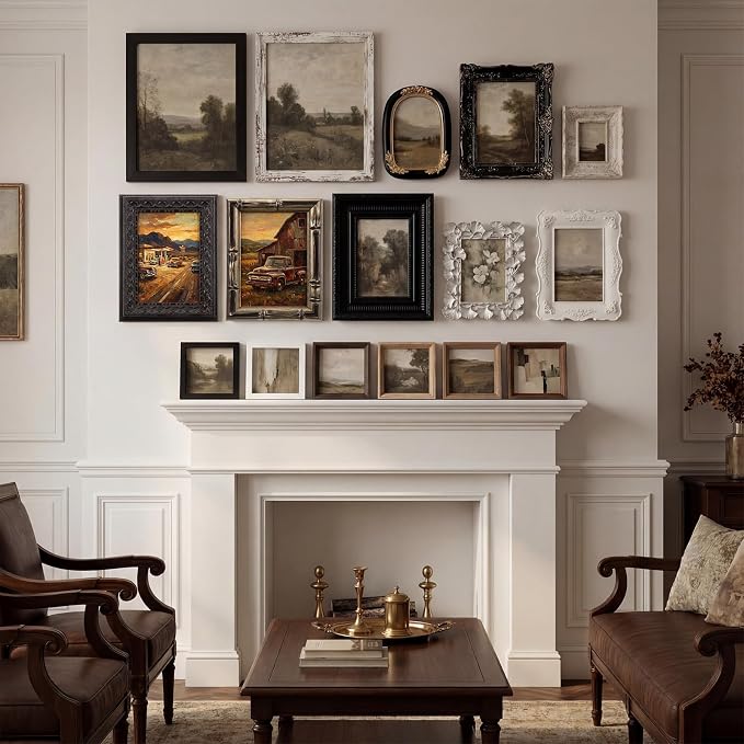 Kathfly 15 Pack Vintage Picture Frames - Image 2