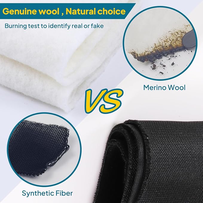 TOPANGATC Pre Felt Wool Felt Fabric, Pure Merino Wool Felt - Image 4