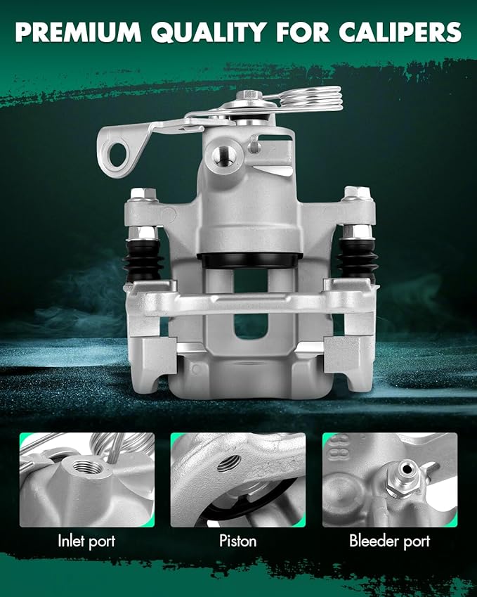 SCITOO Rear Right Brake Caliper With Bracket 19B2108 Compatible For Audi For A4 1998-2001,For Audi For A6 1998-2004,For Volkswagen For Passat 1998-2005