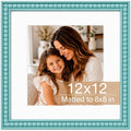 Solid Wood 12x12 Picture Frame Beaded Frame by QOTIB