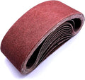 3x18 Belt Sander Sanding Belts, 80 Grit Aluminum Oxide Sander Paper 3 x 18 Inch, 12 Pack (3x18in,80 Grit)