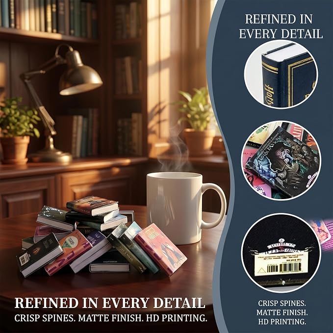 340pcs Mini Books Miniatures, mini Brands Books - Image 7