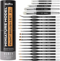 Nicpro Miniature Paint Brushes Drybrush by Nicpro