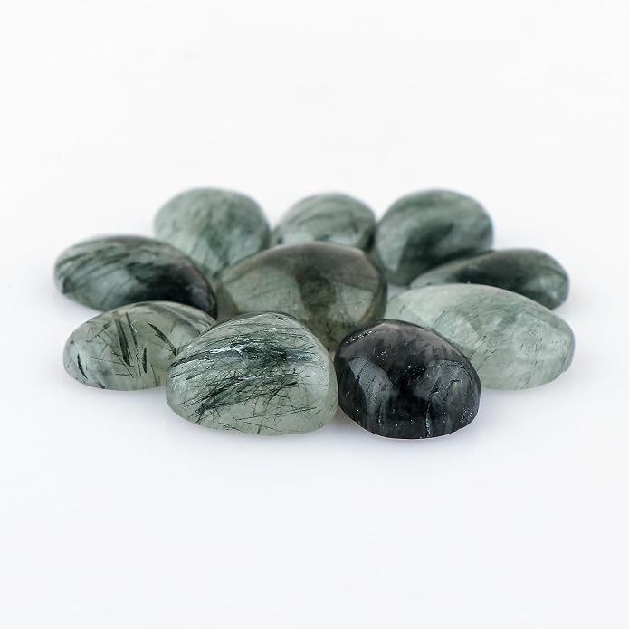 10pcs, Natural Gemstone Cabochon, Wholesale Assorted Flatback Crystals - Image 3