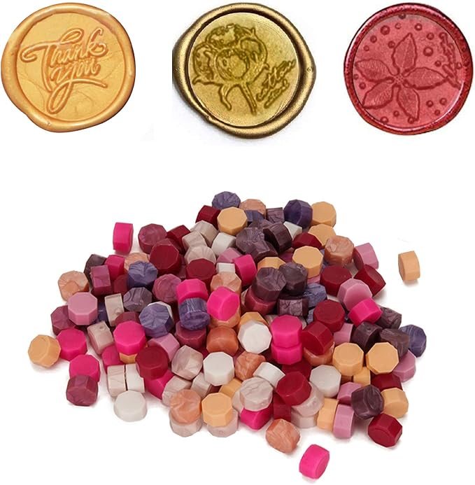 YIPLED Sealing Wax Kit, 2 Pens, Stamp Spoon and Candles - Image 4
