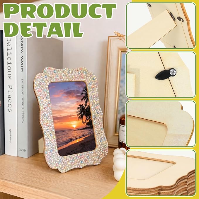 VOKOY 50 Pack DIY Wooden Picture Frames - Image 3