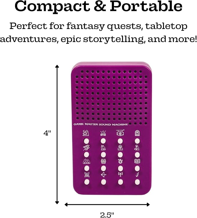 Game Master Noisemaker with 16 Sounds, Fantasy Sound Machine - Image 5