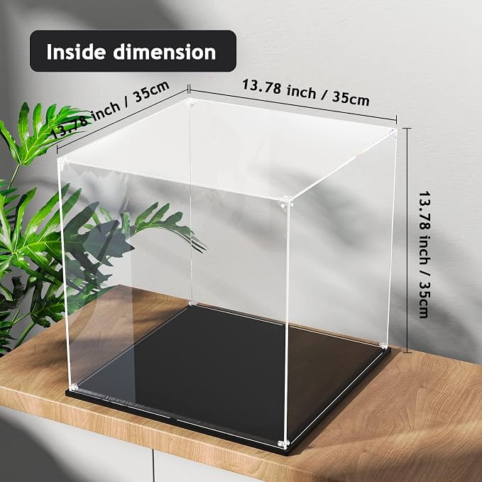 Clear Acrylic Display Case, Self-Assemble Showcase - Image 7