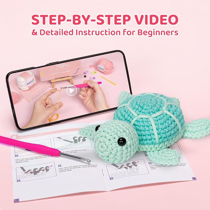 Mewaii Crochet Kit for Beginners Level 1 - Image 3