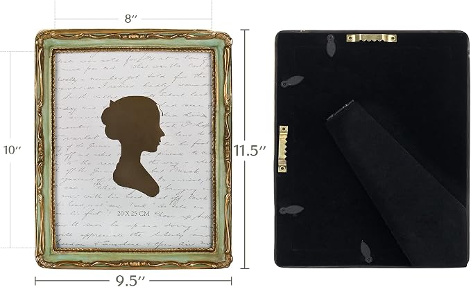 AELS 8x10 Inch Vintage Picture Frame, Elegant Antique Photo Frames - Image 2