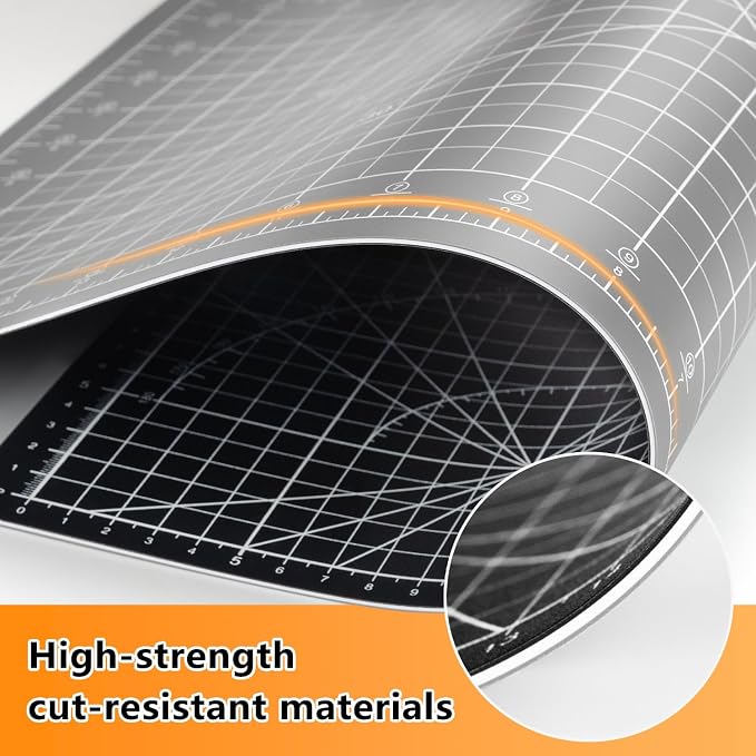 Ecraft Self Healing Cutting Mat:18" x 24" Double Sided 5-Ply Hobby Mat - Image 4