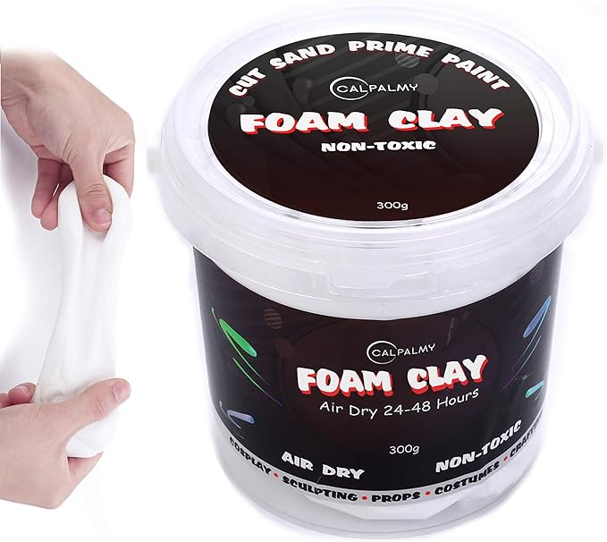 Moldable Cosplay Foam Clay – High Density and Hiqh Quality by CalPalmy