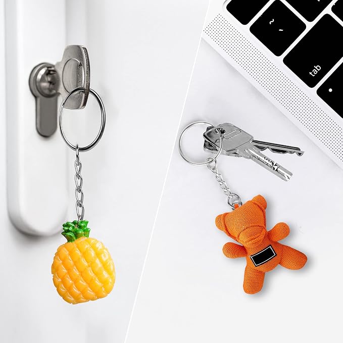 150PCS Sliver Keychain Rings Kit - Image 7