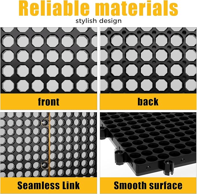 12 Black Plastic Peg Board Set Contains 428 Accessories, High Load-Bearing, Rust-Proof, Non-Sagging, Non-Grooved, Tools Can be Styled at Will, and the Tool Storage System Gives You a New Experience