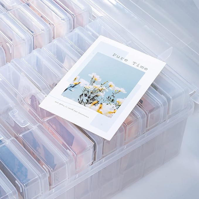 novelinks Photo Storage Box and 16 Inner 4" x 6" Photo Storage Containers | - Image 8