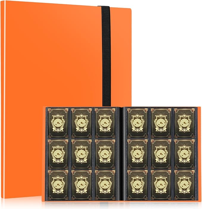 Card Binder, EDUDIIU 9 Pockets Premium Trading Card Binders, Cards Collection by Unknown
