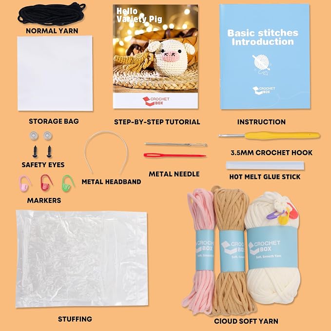 Crochet Kit for Beginners Adults - Image 3