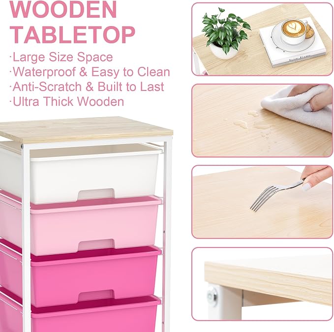 SYKIARIOL Utility-Rolling-Craft-Storage-Cart-Organizer - Image 5