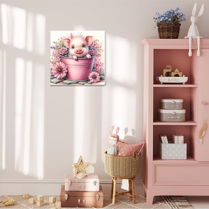 hkejoi Pig Paint by Numbers Kit - Image 6