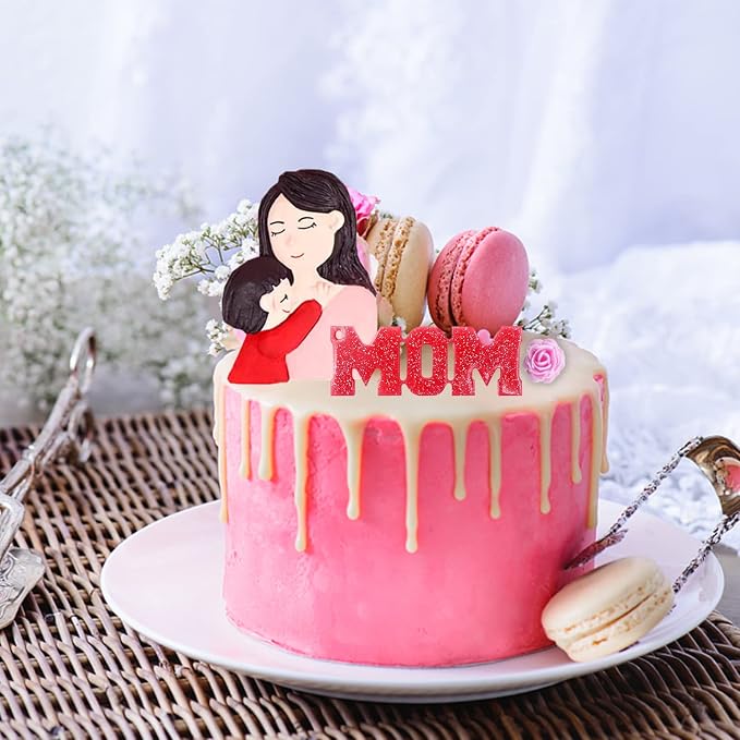 6Pcs Mother's Day Fondant Mold Mom Word Silicon Mold Best Mom Chocolate Mold - Image 5