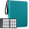 Trading Card Binder, Premium 9 Pocket Double Sided 720 Pocket PU Card by Hijvxk