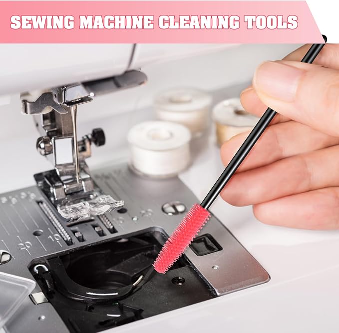 20 Pcs Nook and Cranny Sewing Machine Cleaning Brushes - Image 4